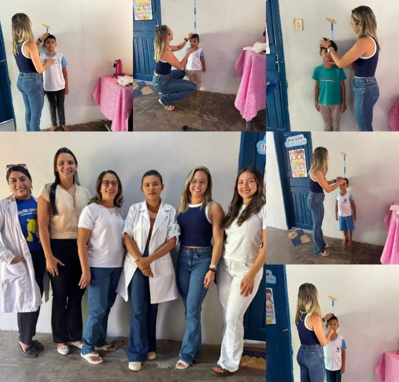 Programa Saúde na Escola realiza avaliação antropométrica e atualização vacinal na Escola Municipal José Fortes .