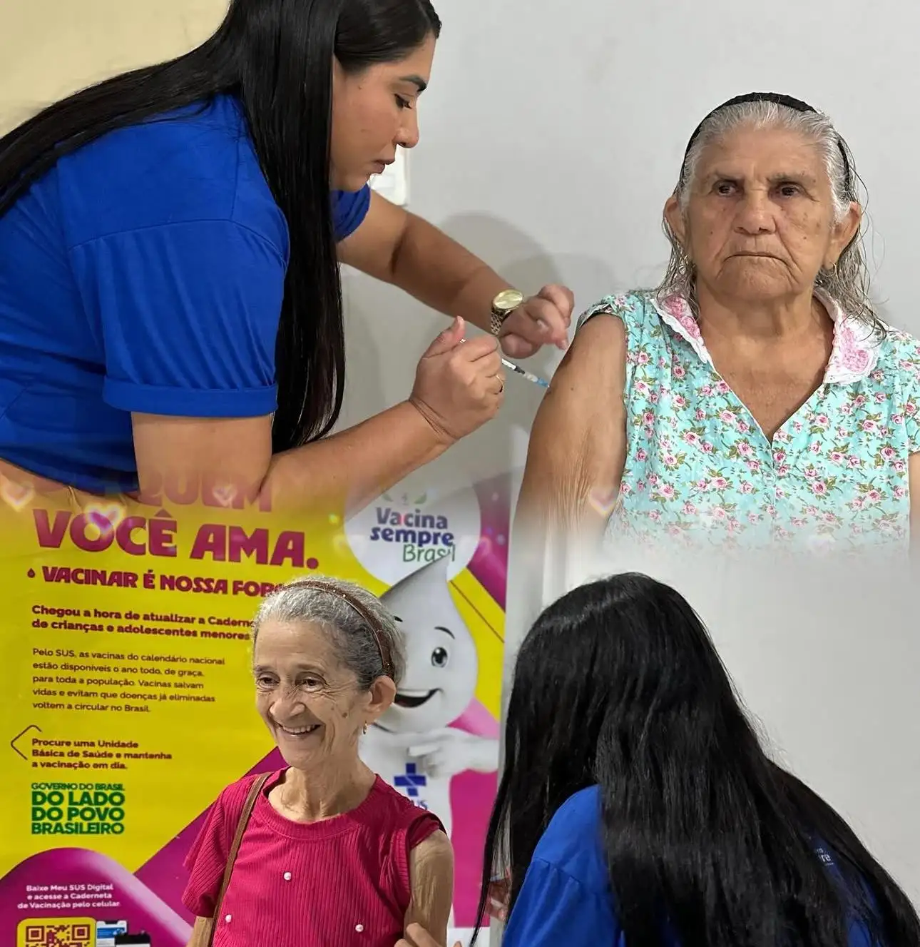 Foto 2 – Dia D de imunização .