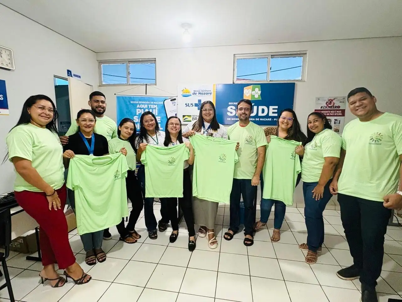 Entrega das Fardas da Secretaria de Saúde