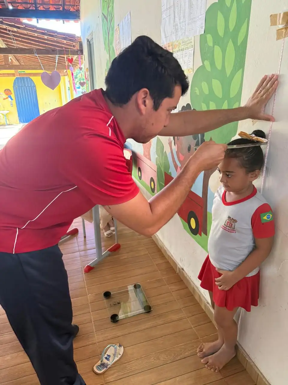 Foto 5 – Dia de Ação do PSE na Creche Tia Eulina 🏫💙