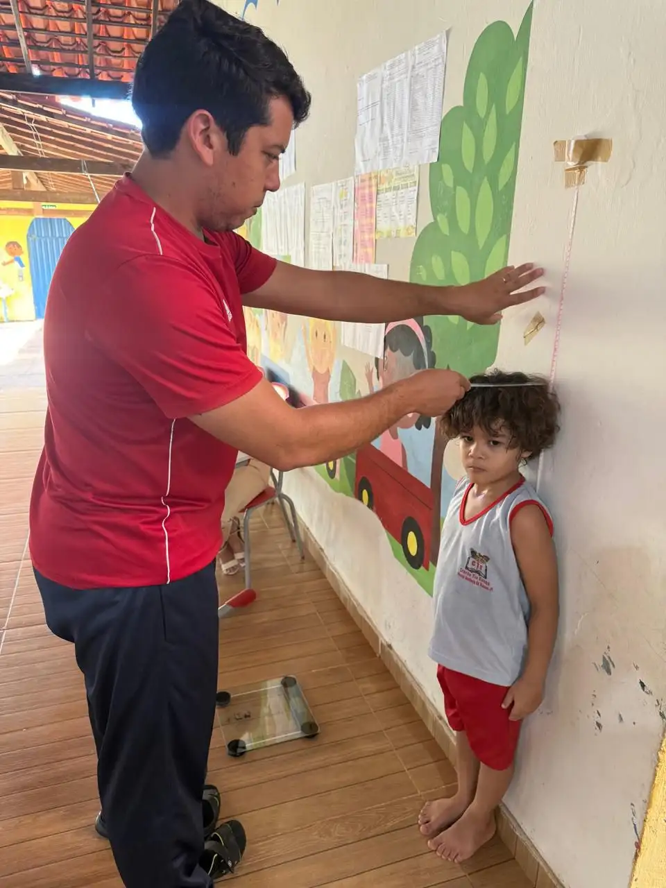 Foto 3 – Dia de Ação do PSE na Creche Tia Eulina 🏫💙