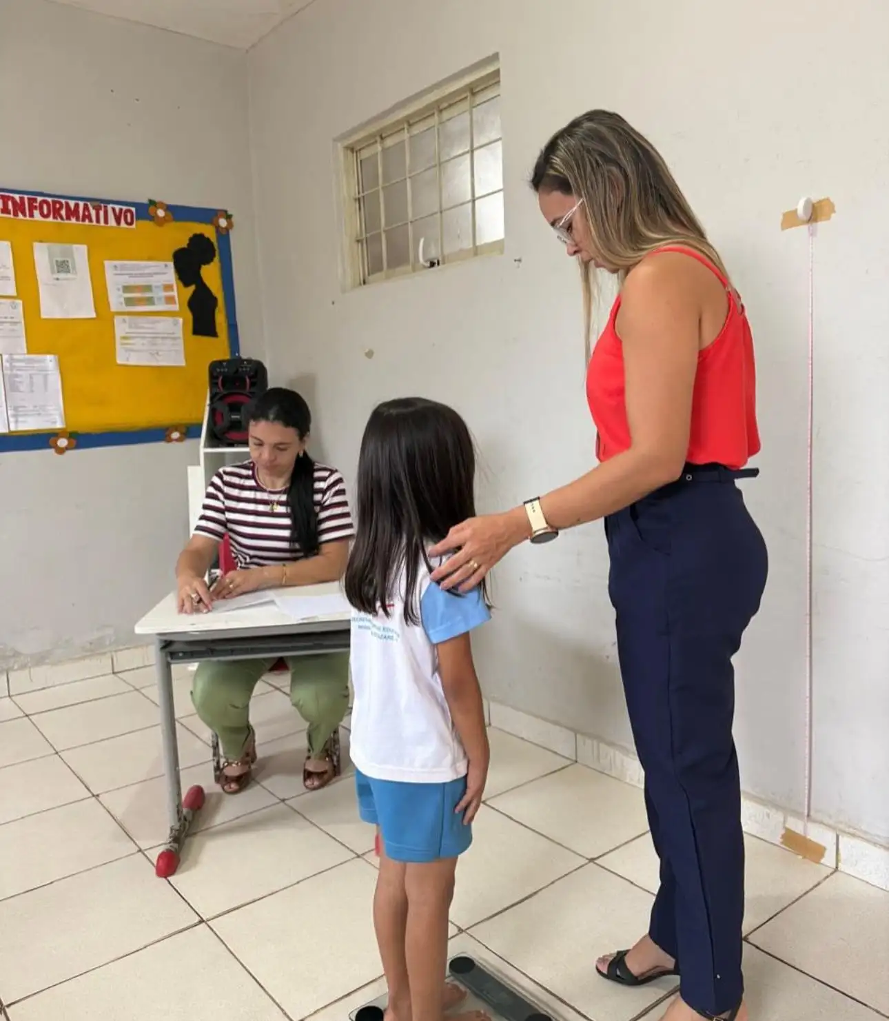 Foto 2 – Avaliação Antropométrica e Ação de Combate à Dengue nas Escolas