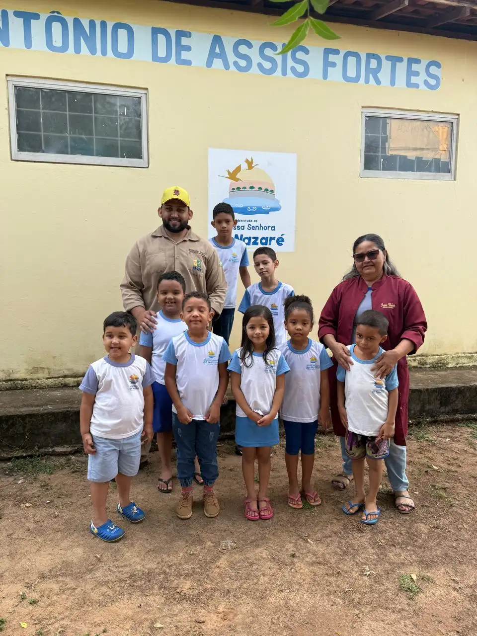 Foto 2 – Avaliação Antropométrica nas Escolas📏