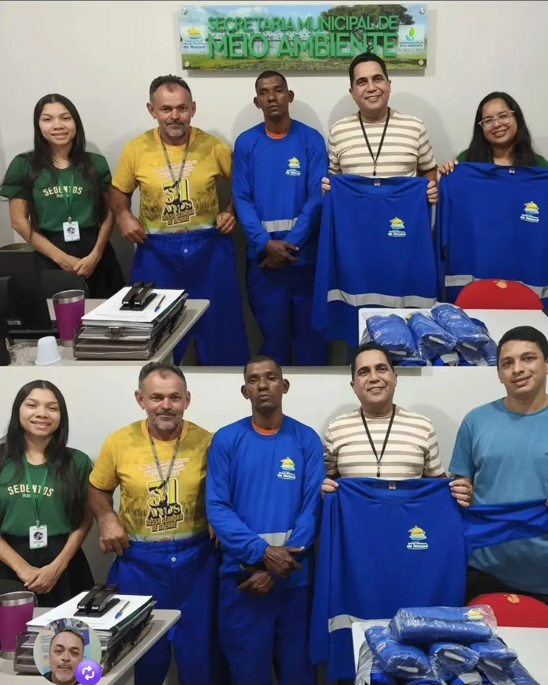 Entrega de Fardamento Fortalece a Identificação e Organização da Equipe