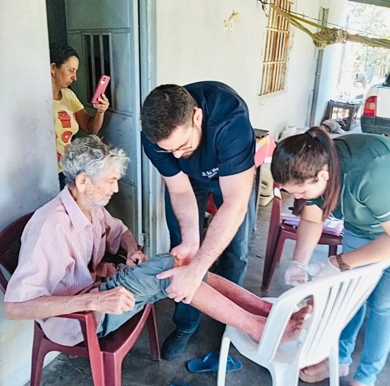 Foto 1 – visita domiciliar e ação educativa ✅