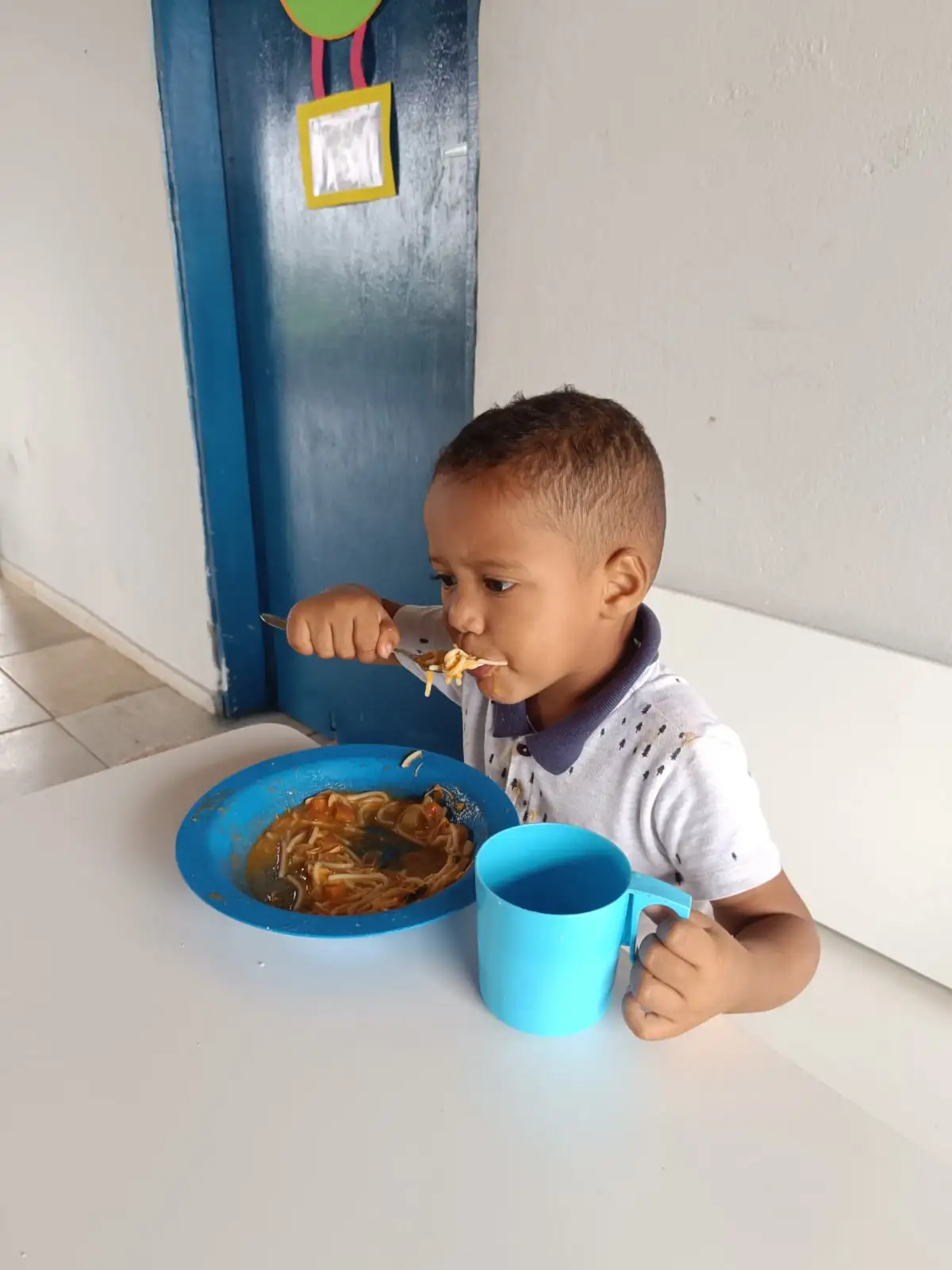 Foto 7 – Ação do PSE na Escola Municipal Félix Soares 📚🍎