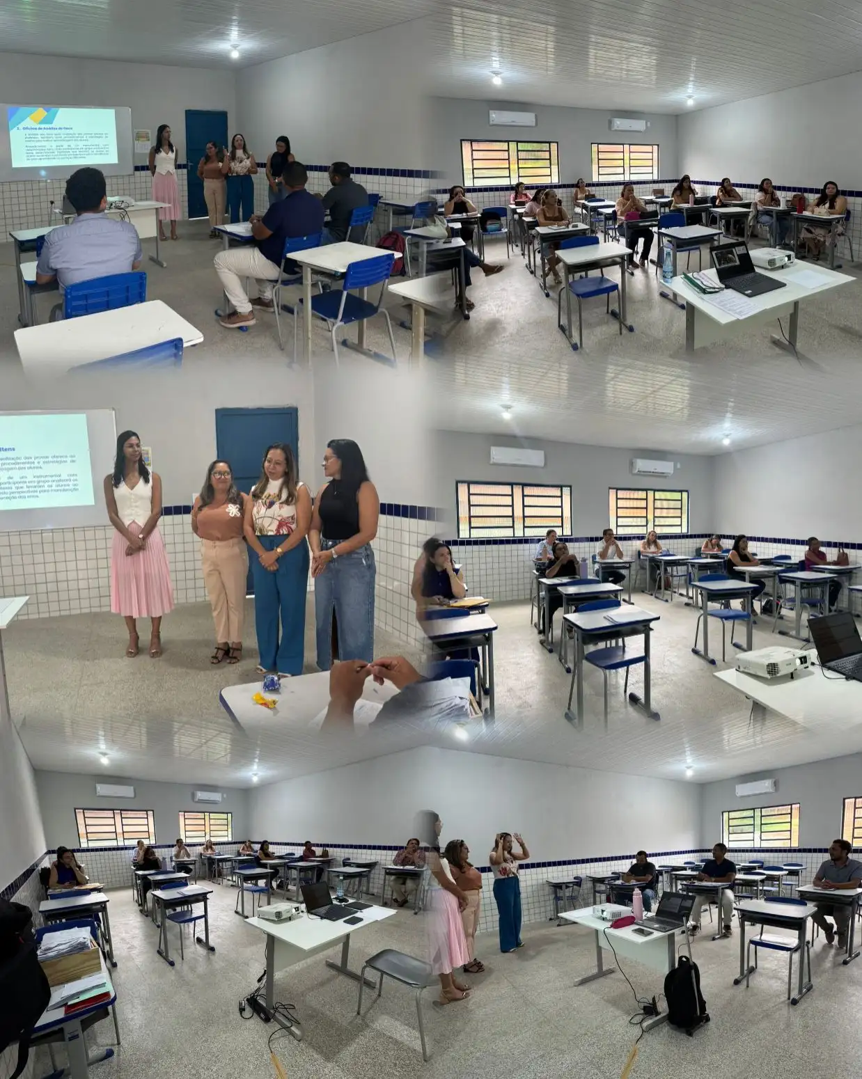 Foto 1 – Primeira formação da Educar .