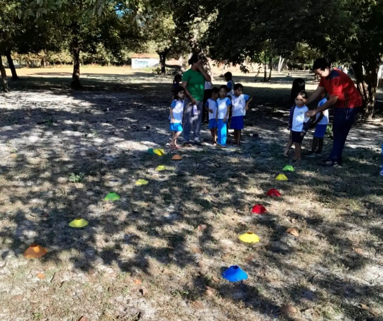 Foto 1 – PSE promove ação de práticas corporais na Escola Municipal José Fortes .