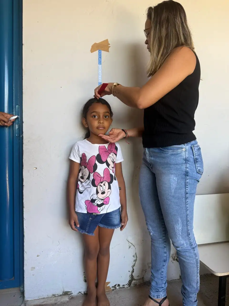 Foto 5 – Programa Saúde na Escola realiza avaliação antropométrica na Escola Isaías Soares .
