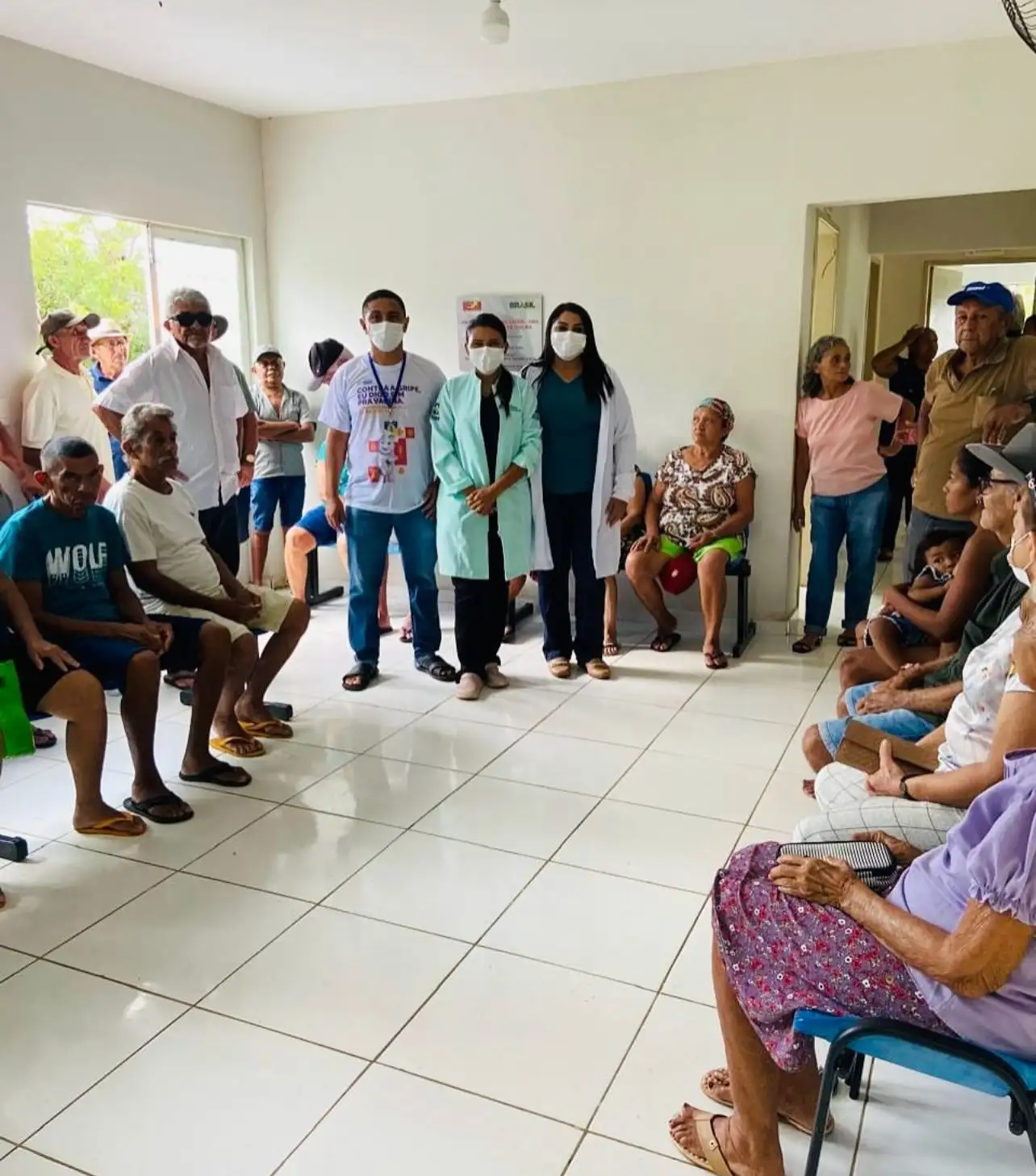 A Campanha Nacional de Vacinação contra a Gripe já começou na UBS Miguel Saraiva de Moura!💉🏥