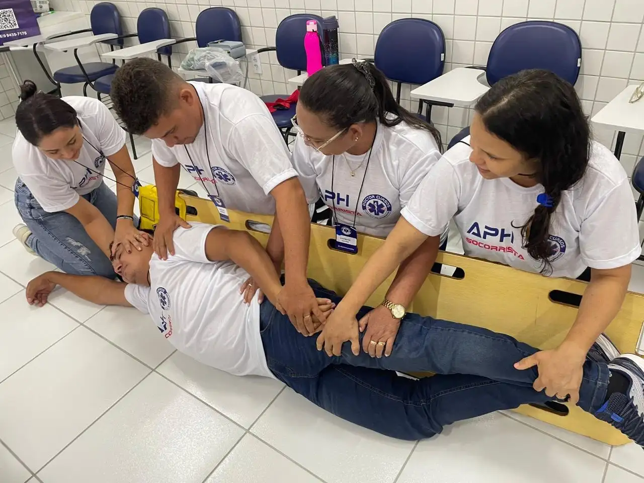 Foto 2 – Treinamento de Atendimento Pré-Hospitalar