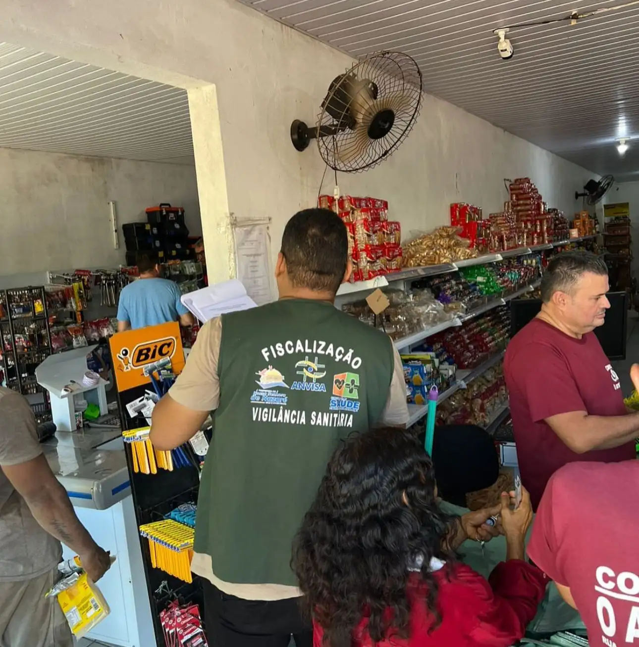 Foto 1 – Fiscalização em Defesa da Saúde Pública