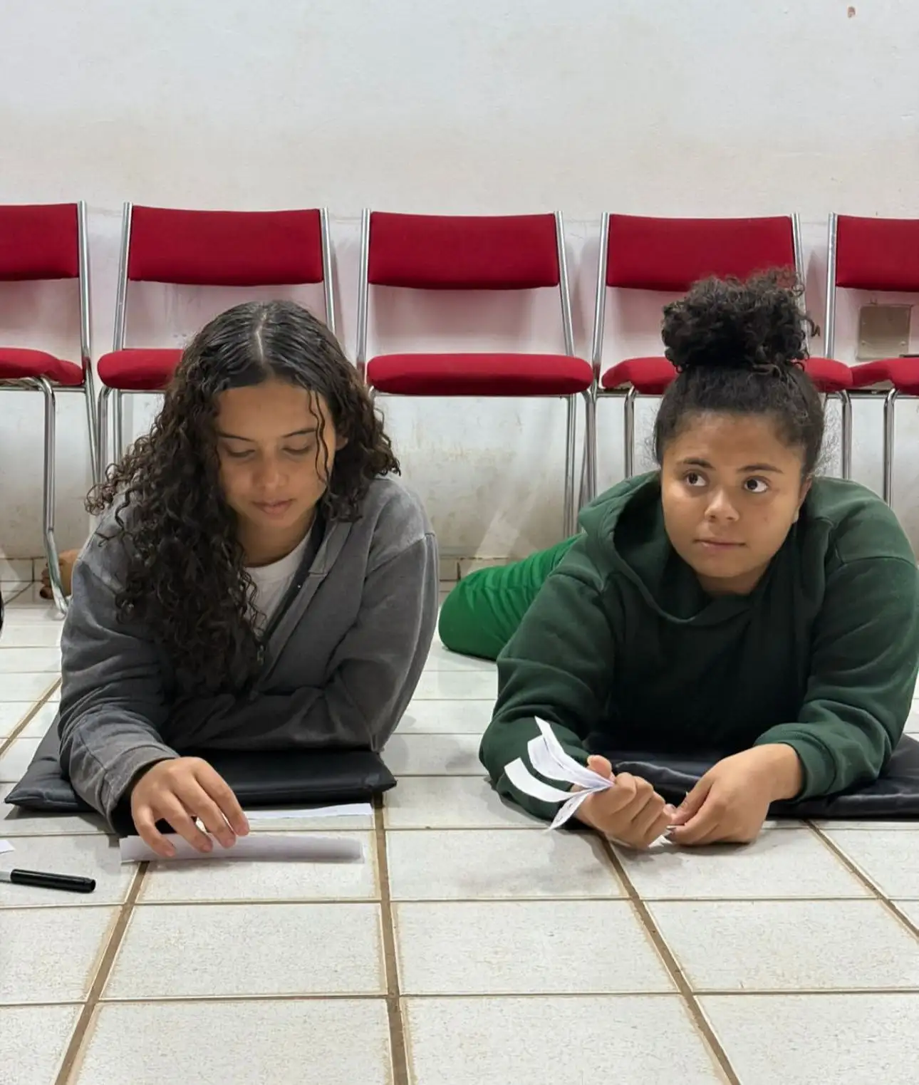 Foto 1 – Ação Educativa sobre Saúde Mental no CETI José de Ribamar