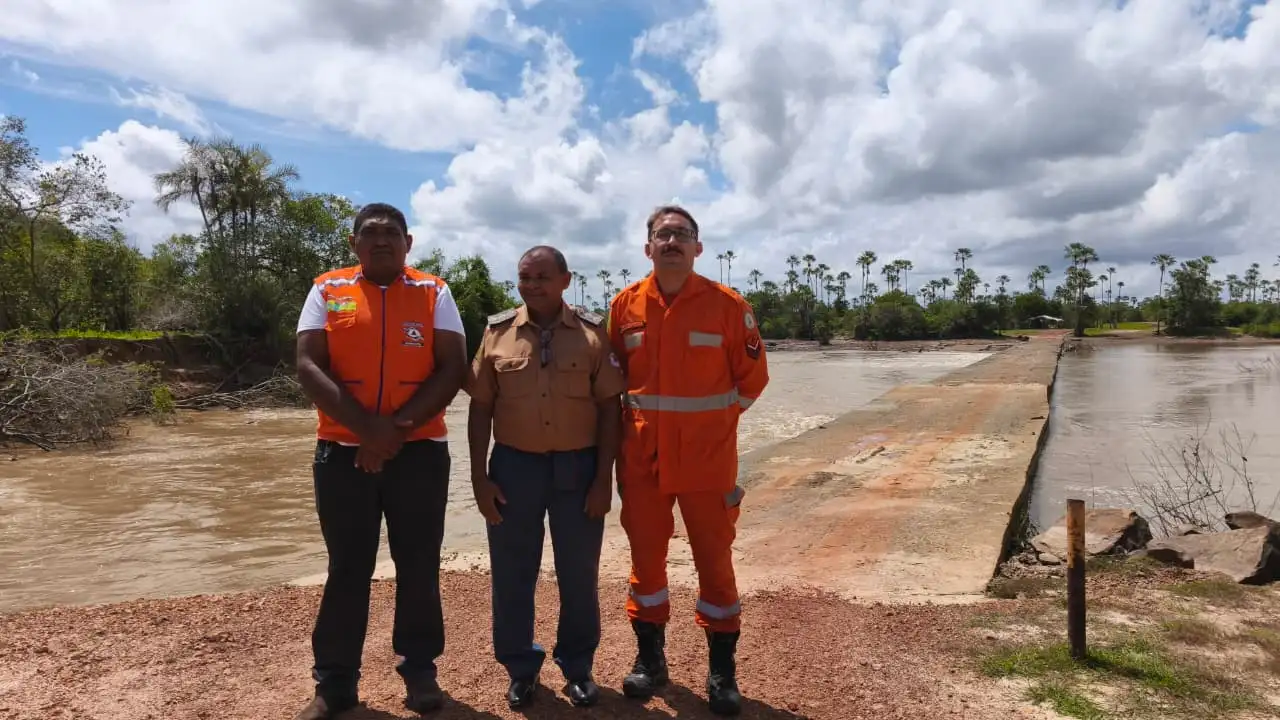 Foto 5 – Município recebe visita técnica para mapeamento de áreas de risco .