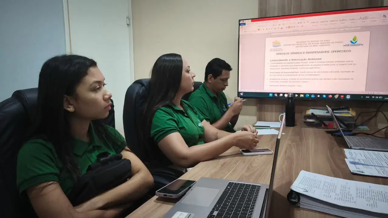 Foto 1 – Reunião de planejamento