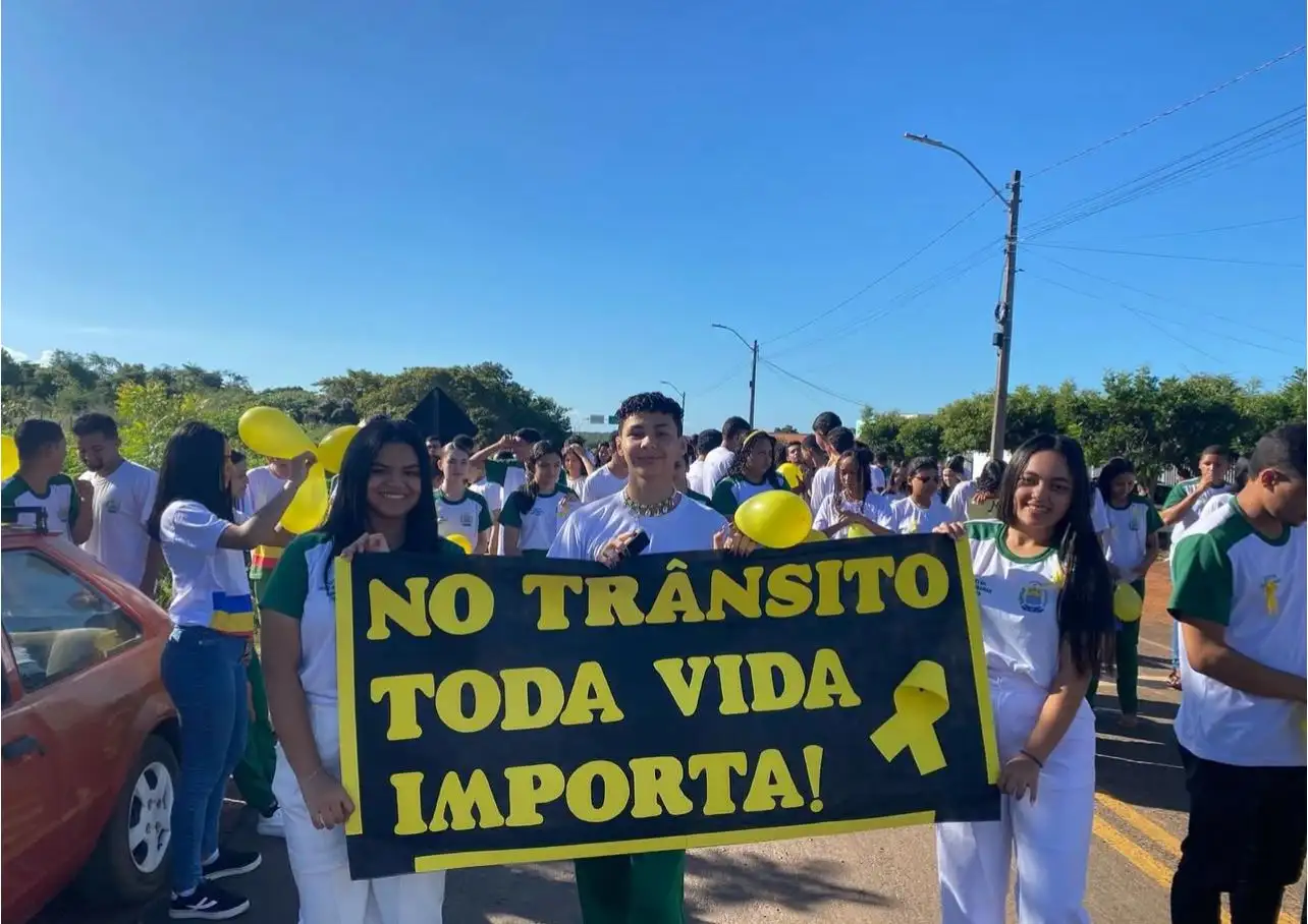 Foto 1 – 🚸 Maio Amarelo: Juntos pela Vida no Trânsito!🚦