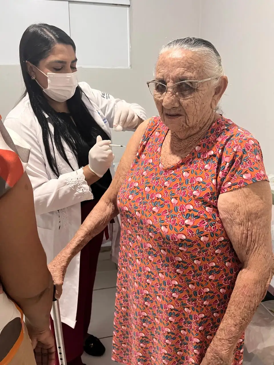 Campanha de Vacinação contra a Influenza é realizada na localidade Pereiros .