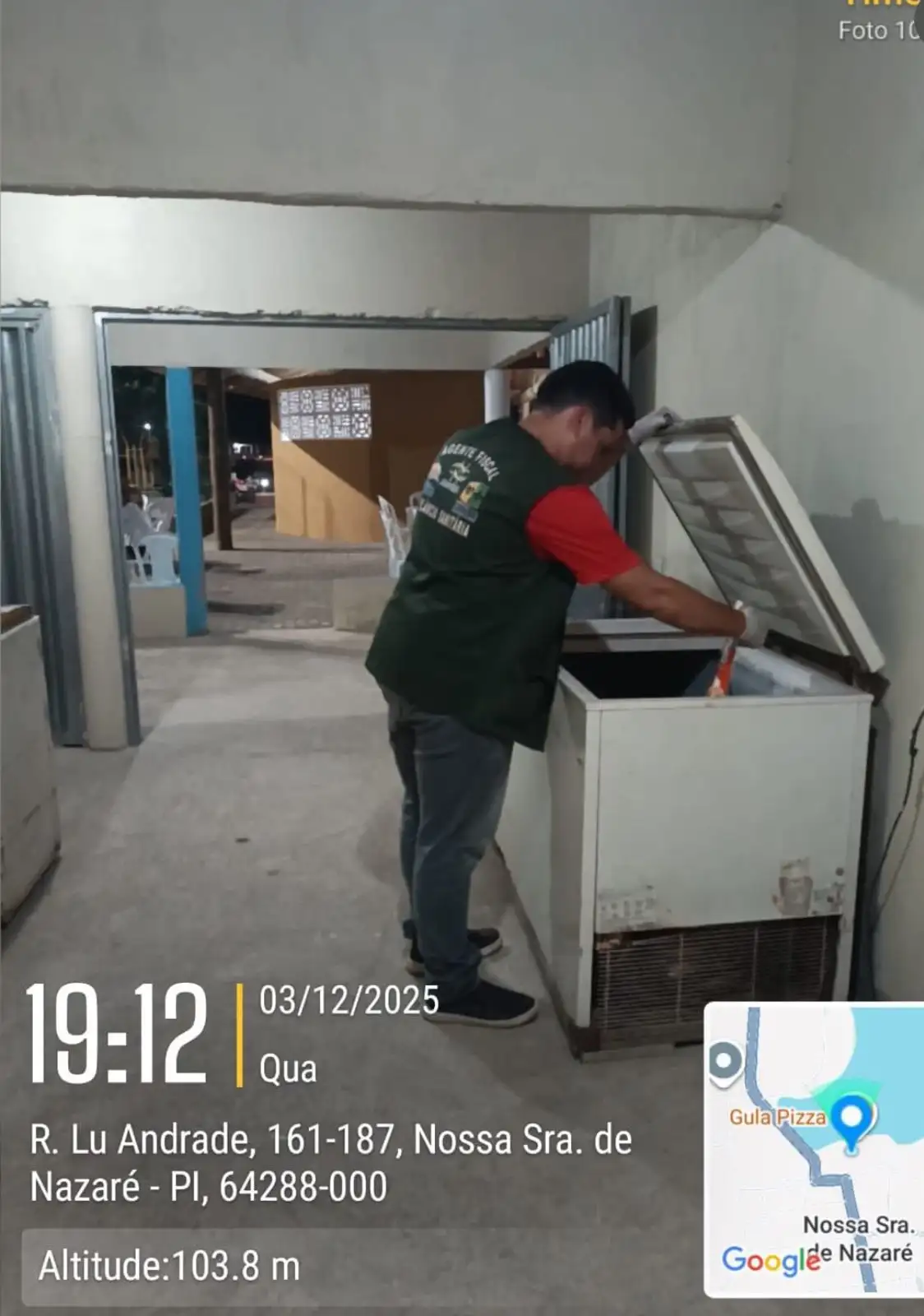 Foto 3 – Vigilância Sanitária em ação na orla do Açude!