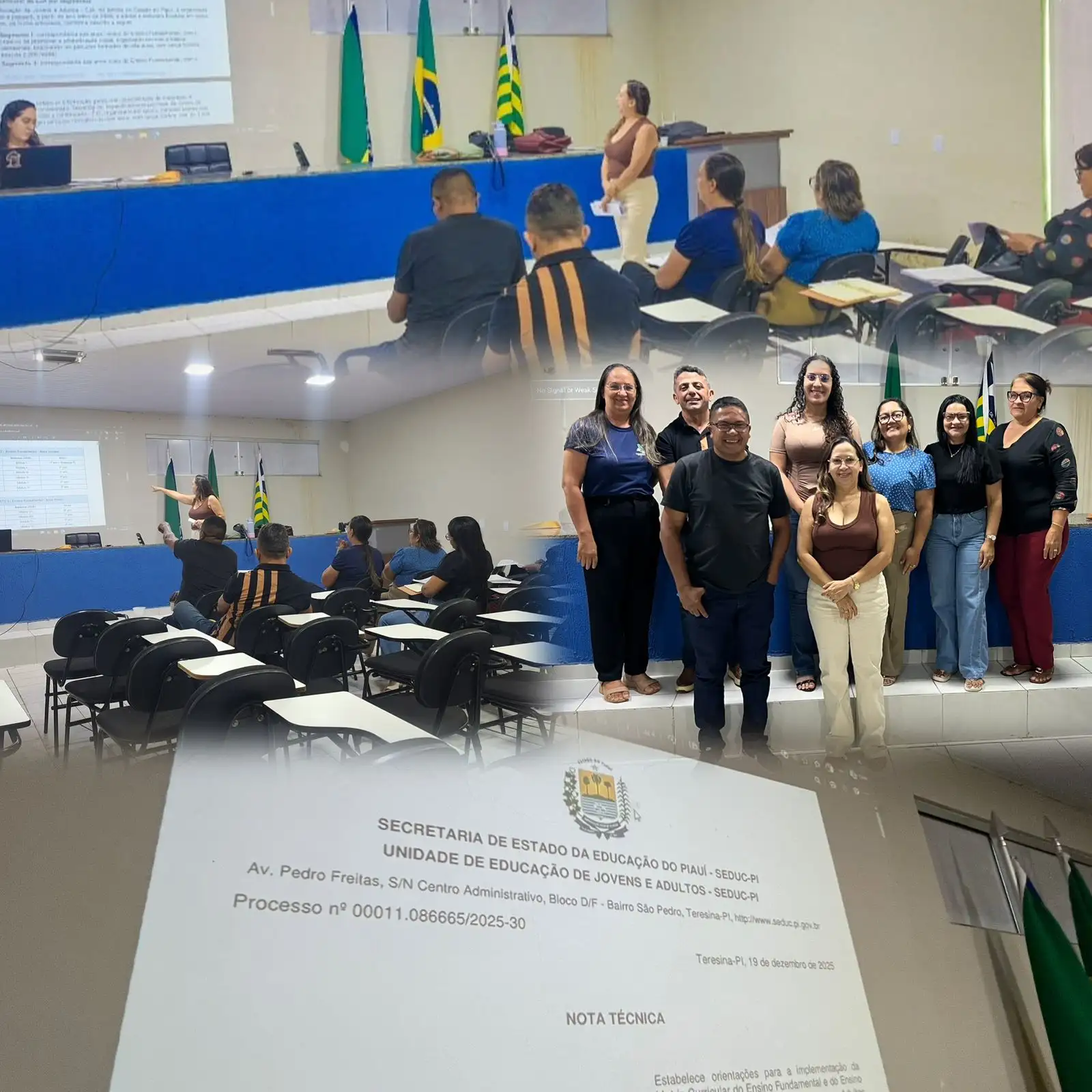 Reunião técnica fortalece planejamento e ações da Educação de Jovens e Adultos (EJA).