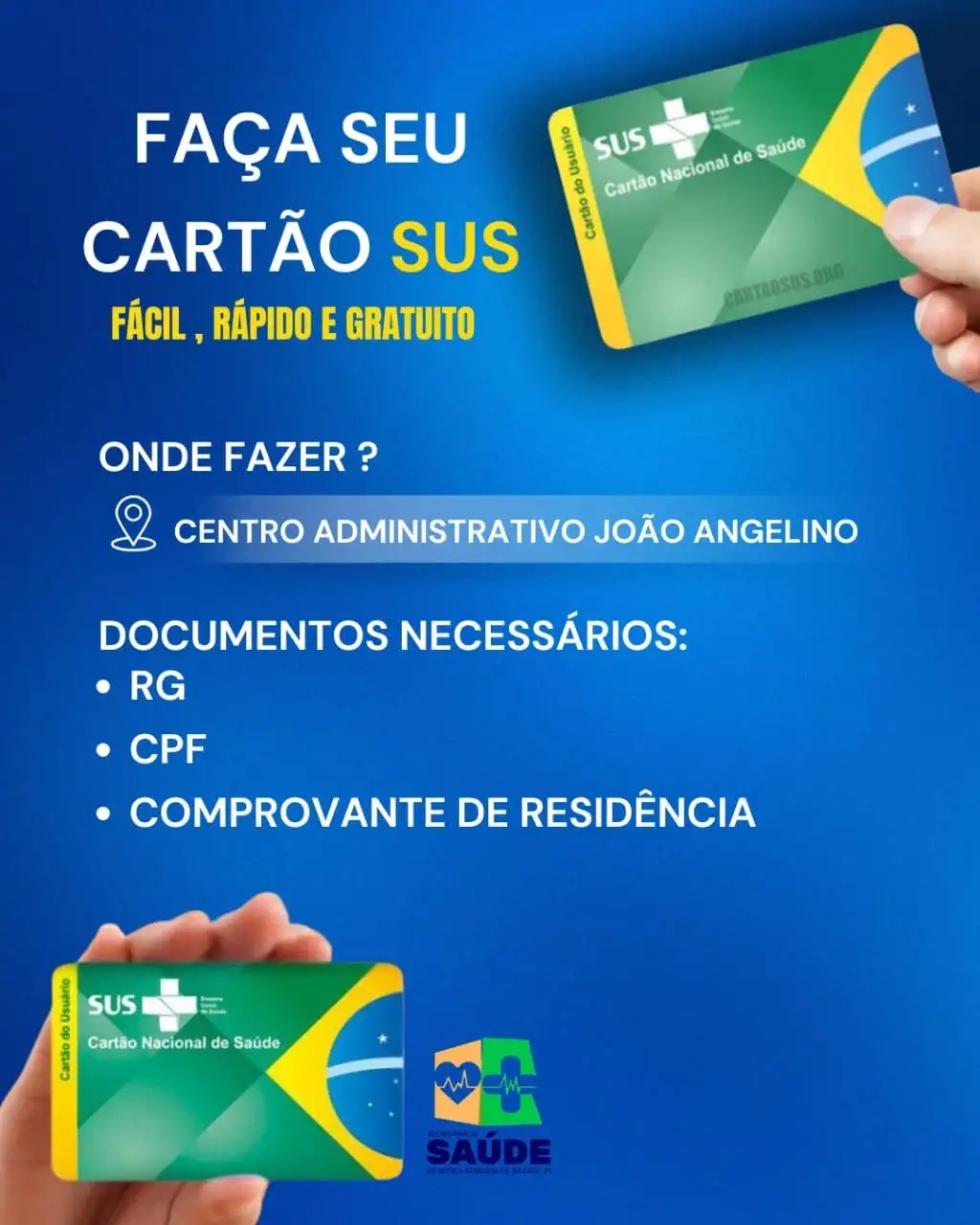 Foto 2 – Vem acompanhar essa atualização sobre o Cartão do SUS!