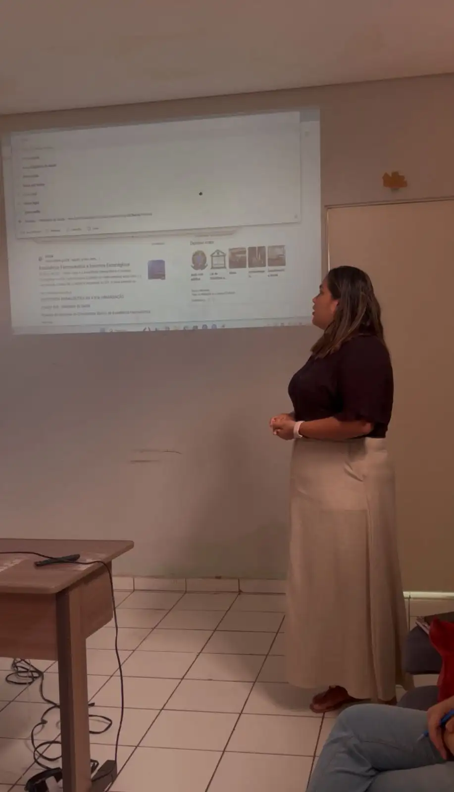 Foto 5 – Capacitação no Sistema HÓRUS 💊📊