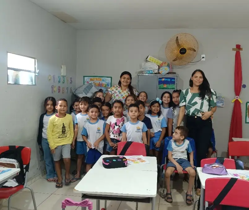 Foto 4 – Programa Saúde na Escola realiza aplicação dos Marcadores de Consumo Alimentar no CETI Profª Mariinha Andrade e Silva .