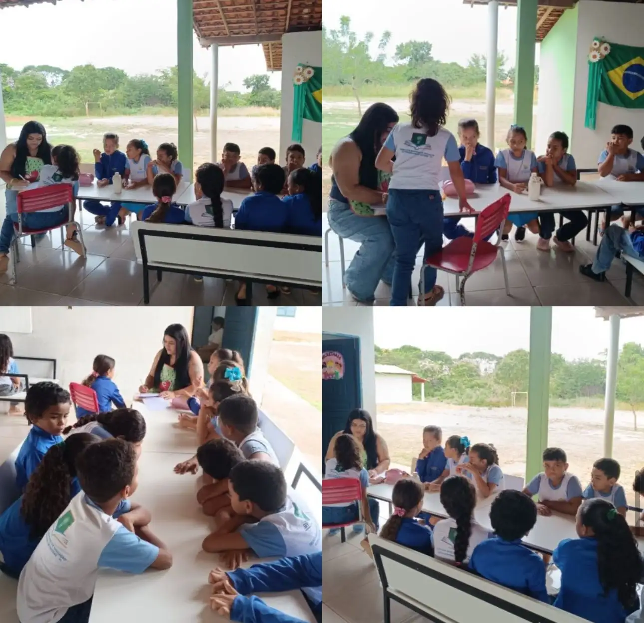 Programa Saúde na Escola realiza aplicação de questionário alimentar na Escola Municipal Filomena Braga e Silva .