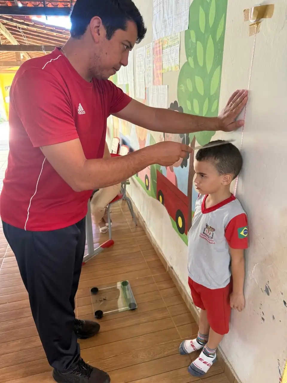 Foto 2 – Dia de Ação do PSE na Creche Tia Eulina 🏫💙