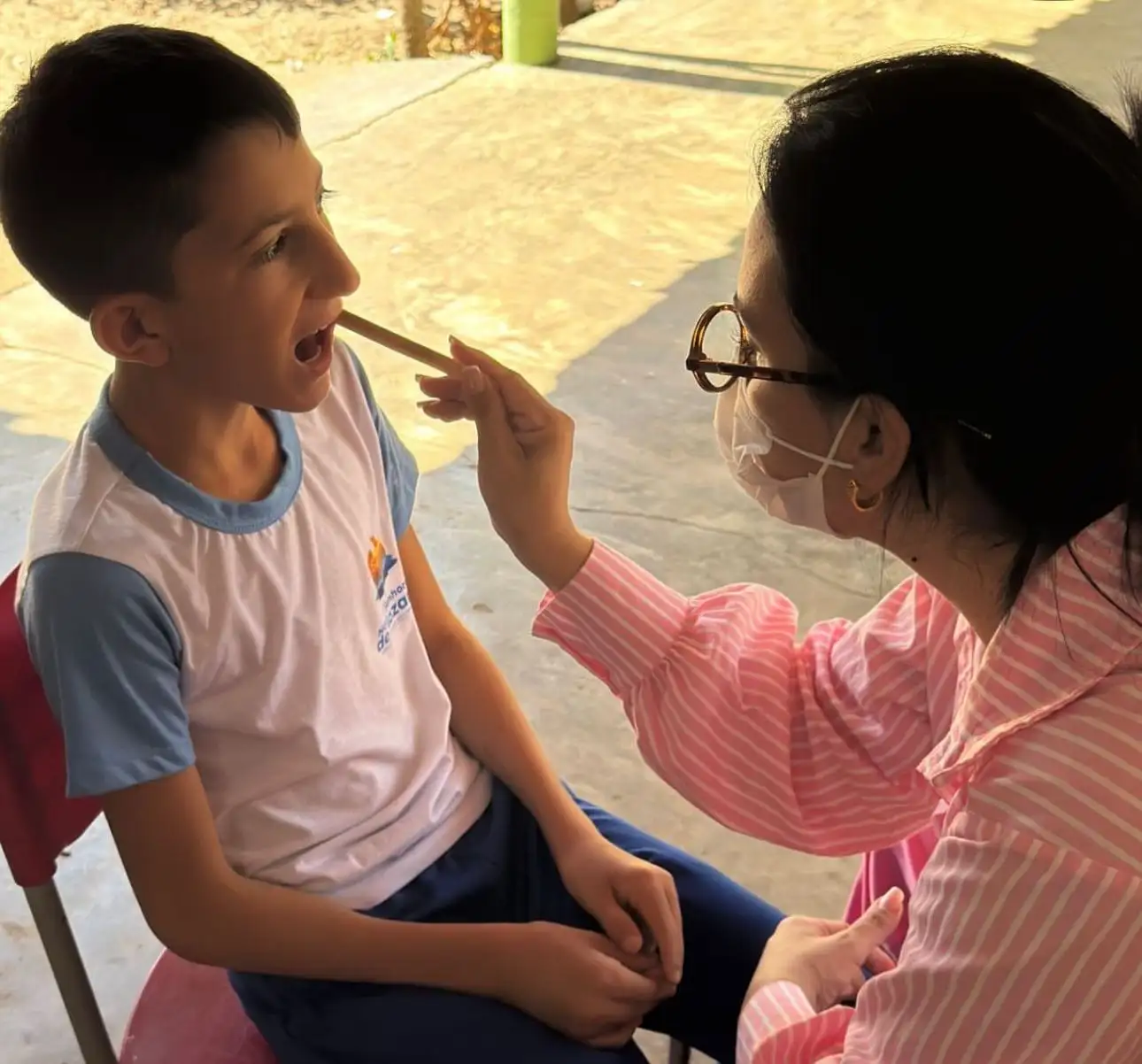 Avaliação de Saúde Bucal na Escola José Fortes