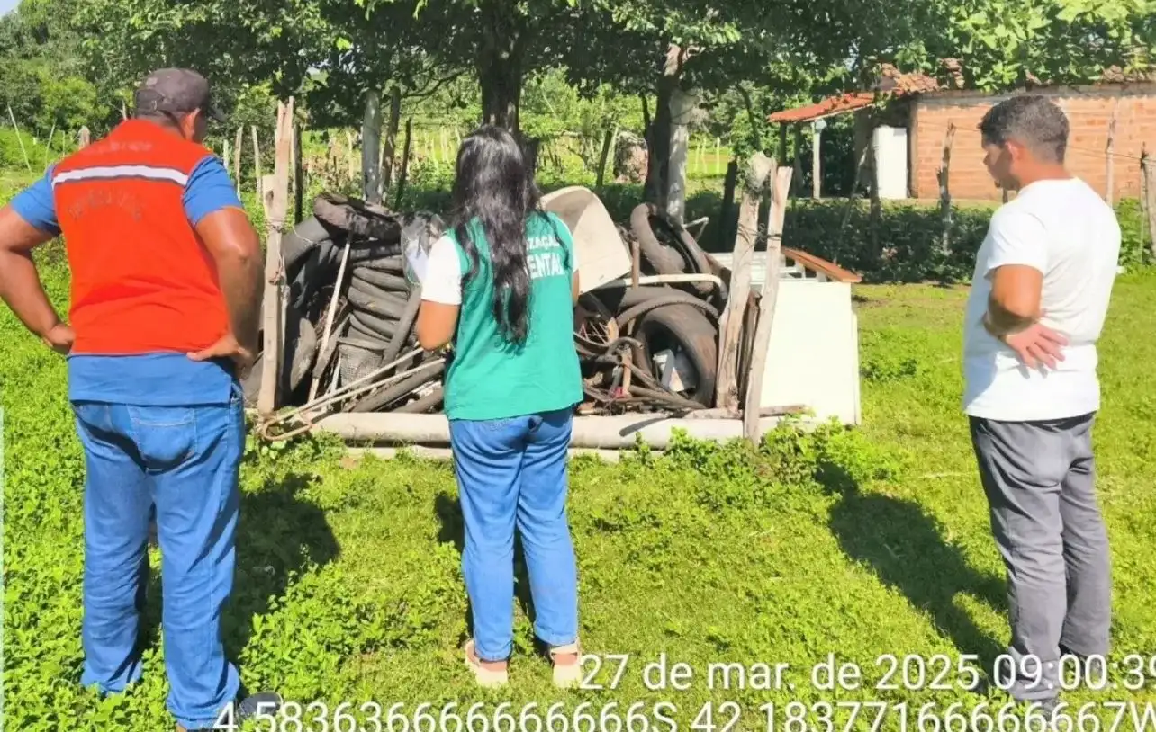 Prefeitura realiza ação de fiscalização e educação ambiental na localidade Pereiros após denúncias de caieiras