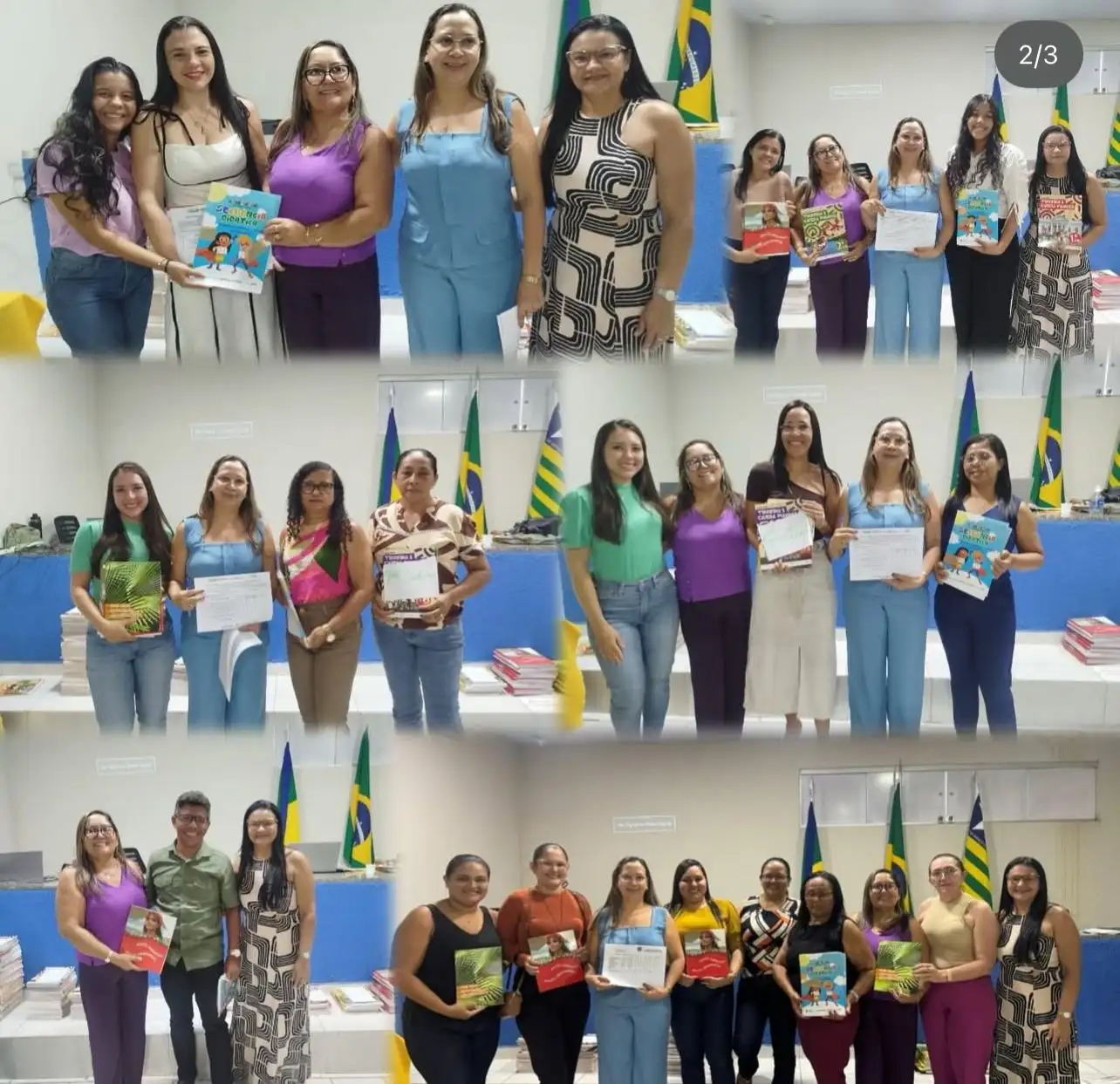 Foto 2 – Educação fortalece rede municipal com entrega de materiais pedagógicos e apoio à alfabetização .