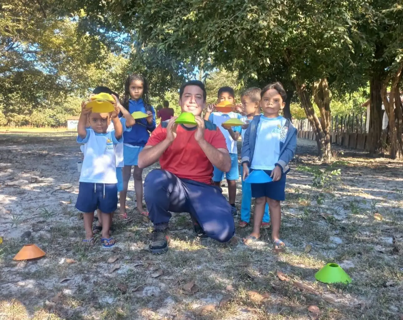 PSE promove ação de práticas corporais na Escola Municipal José Fortes .