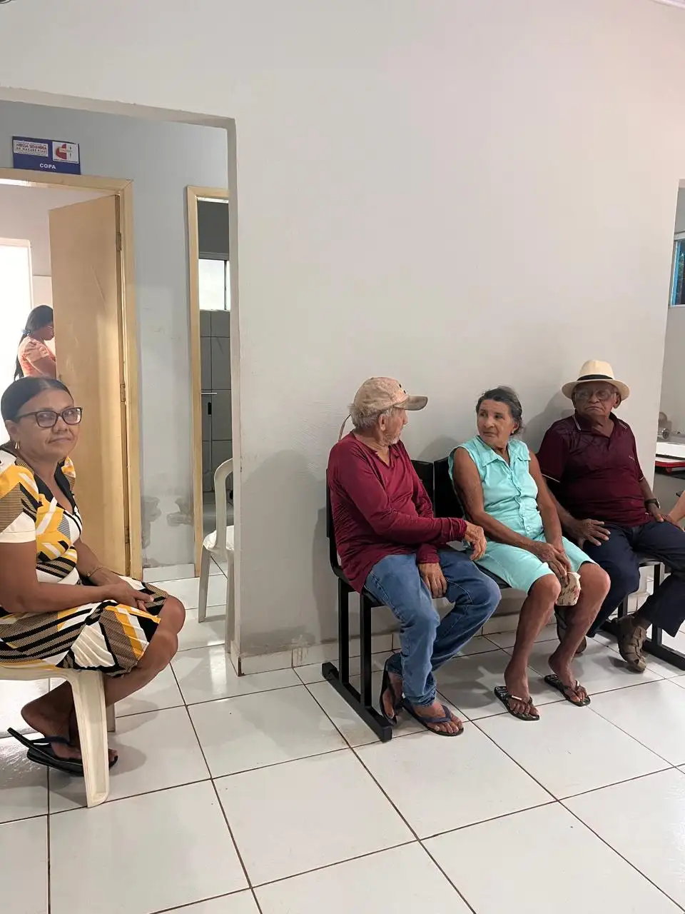 Foto 6 – Campanha de Vacinação contra a Influenza é realizada na localidade Pereiros .