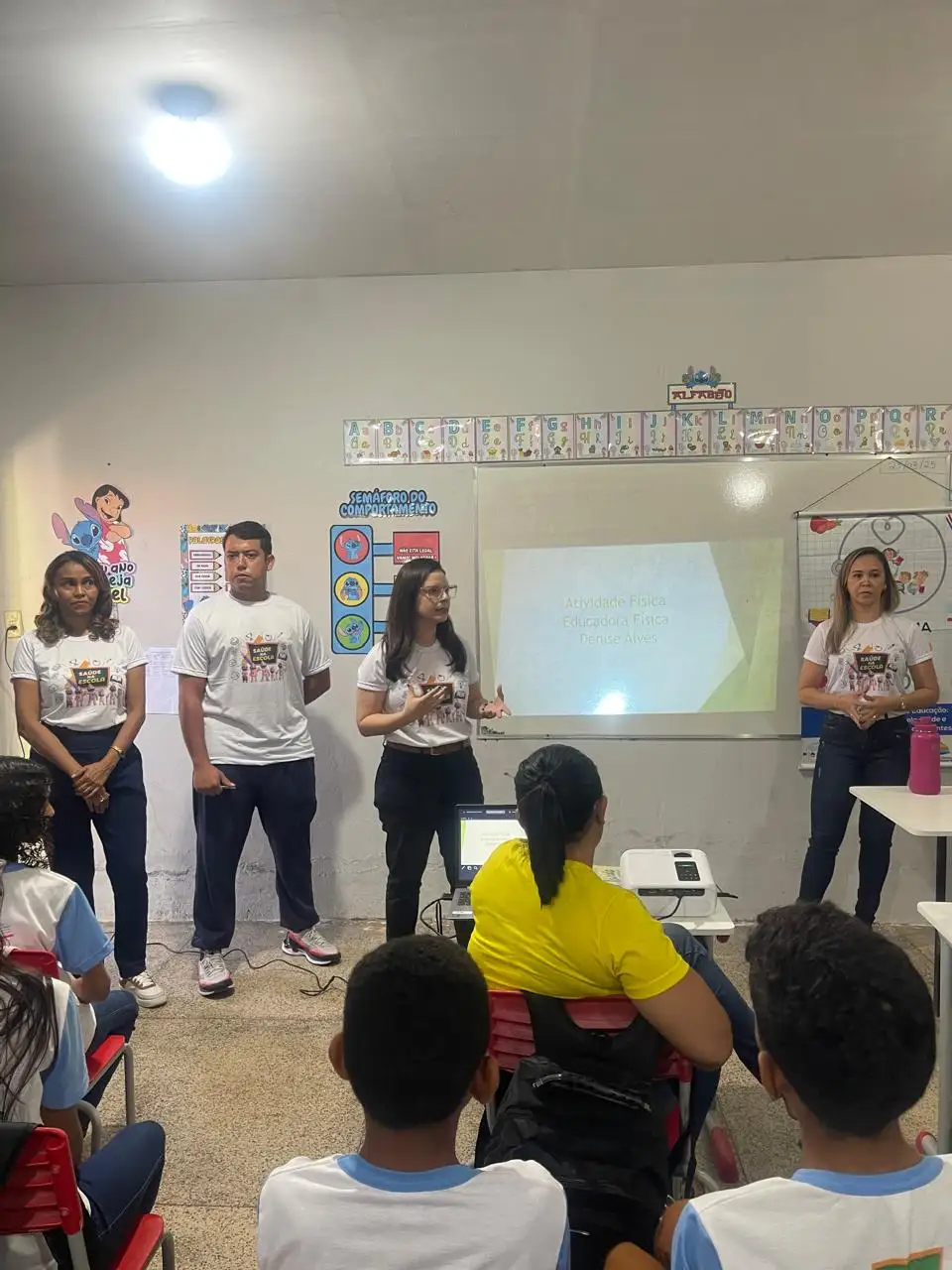 Foto 3 – Abertura do Programa Saúde na Escola (PSE) 🍏📚