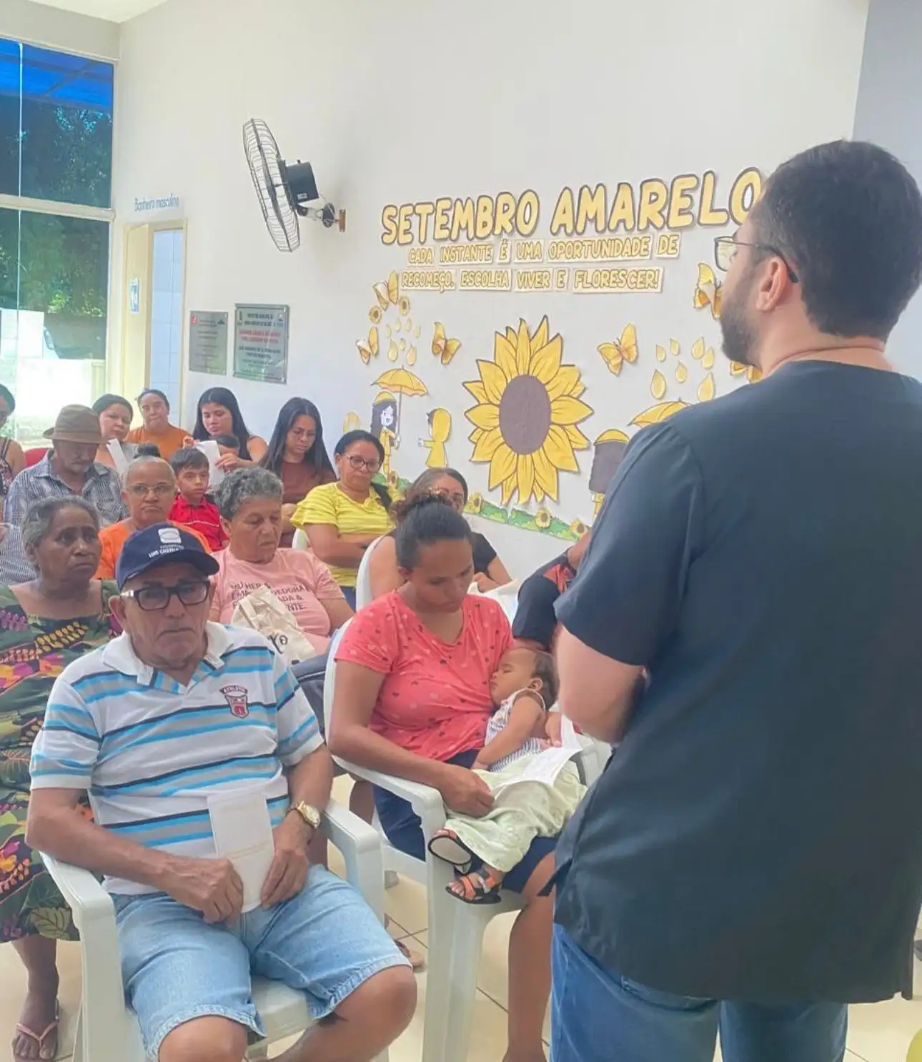 Foto 4 – Atividade de Educação em Saúde - Setembro Amarelo