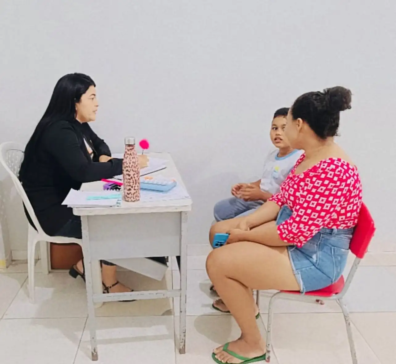 Foto 3 – Atendimento Nutricional na Escola Municipal Félix Soares 🏫