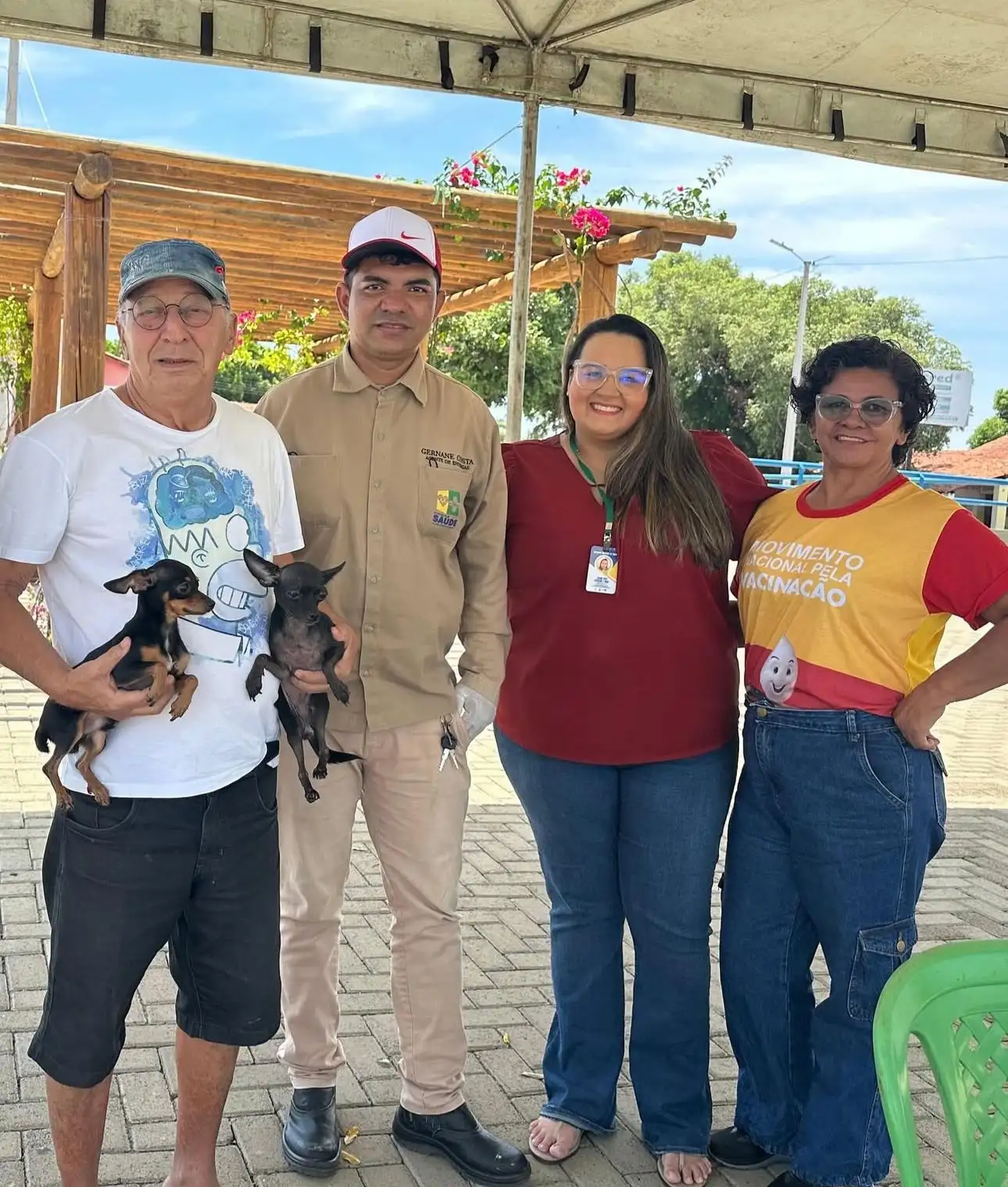 Foto 1 – Dia de Vacinação