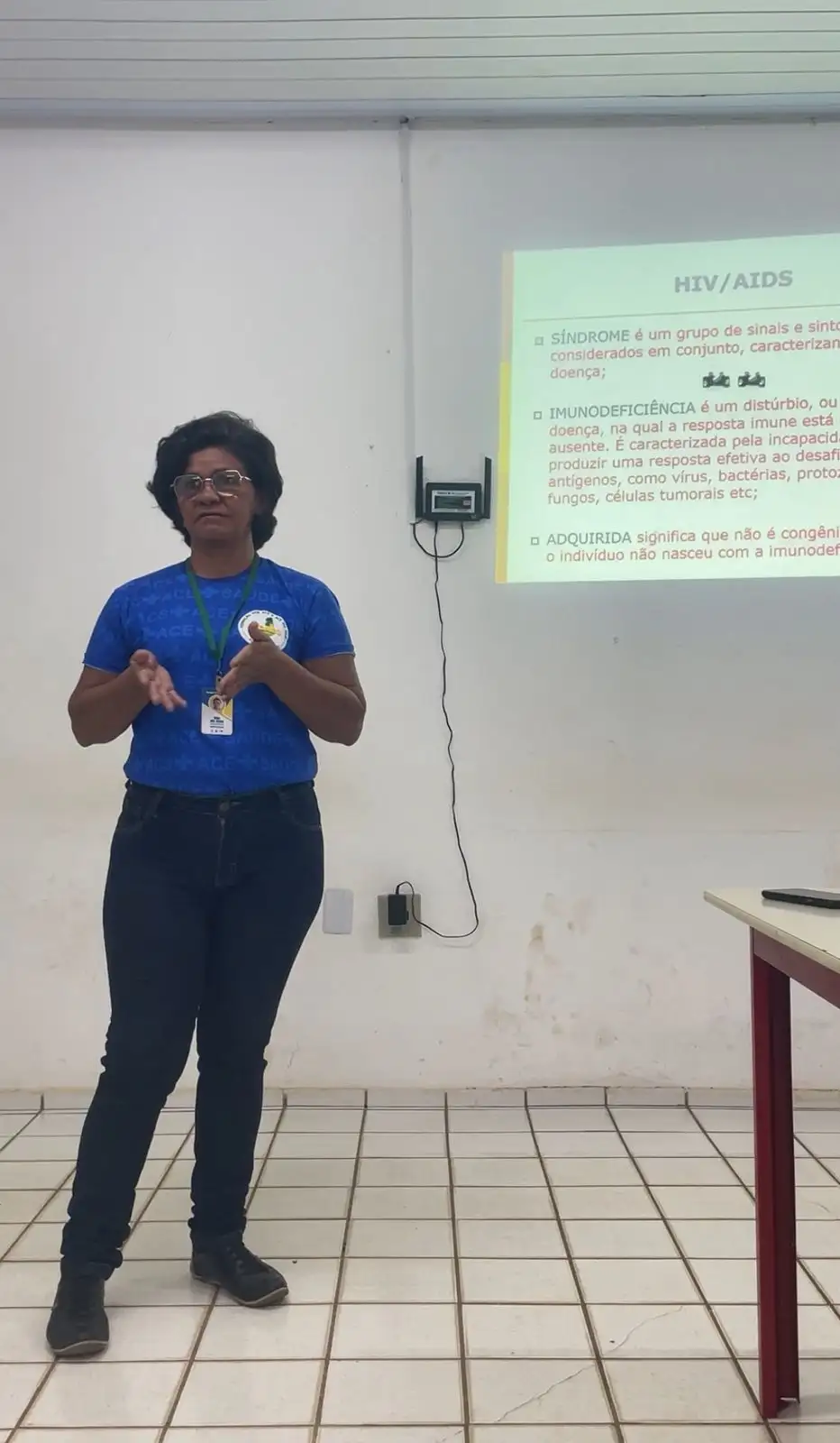 Foto 3 – Educação em Saúde na Escola Ribamar: formando multiplicadores de conhecimento e prevenção 👥✨