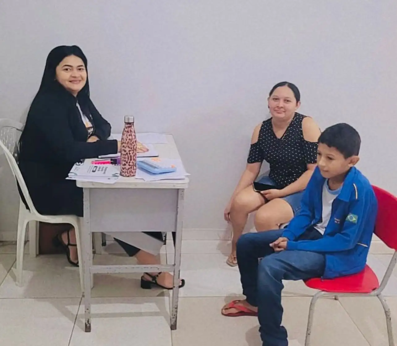 Foto 2 – Atendimento Nutricional na Escola Municipal Félix Soares 🏫