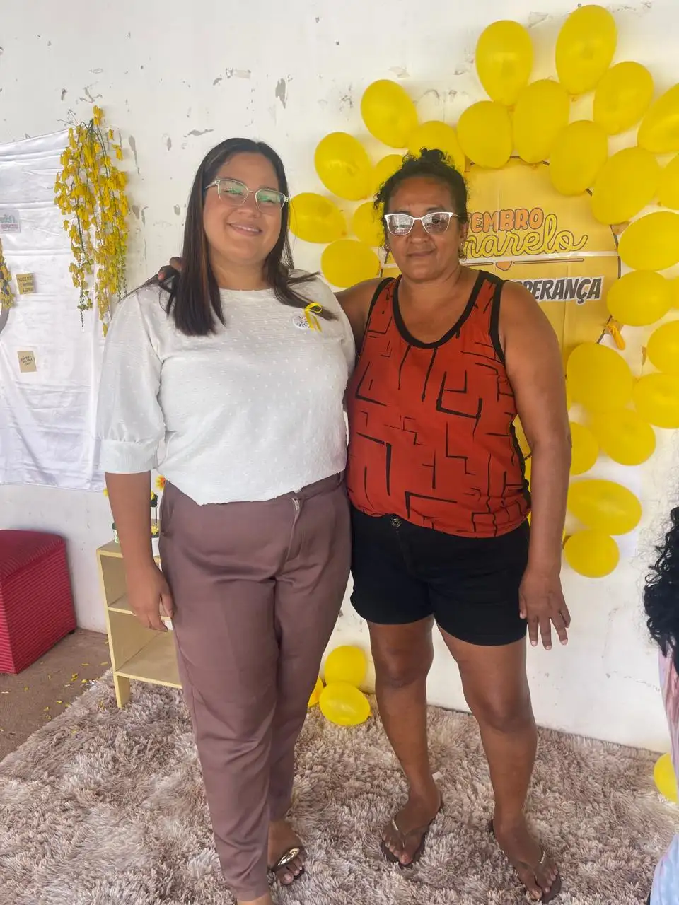 Foto 2 – Setembro Amarelo no CAPS Consorciado de Cocal de Telha, Nossa Senhora de Nazaré e Boa Hora