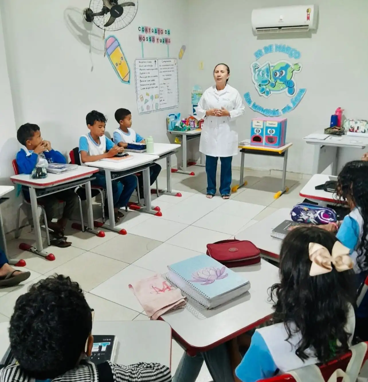 Foto 2 – Escola Félix Soares ensina na prática a importância da saúde e bem-estar