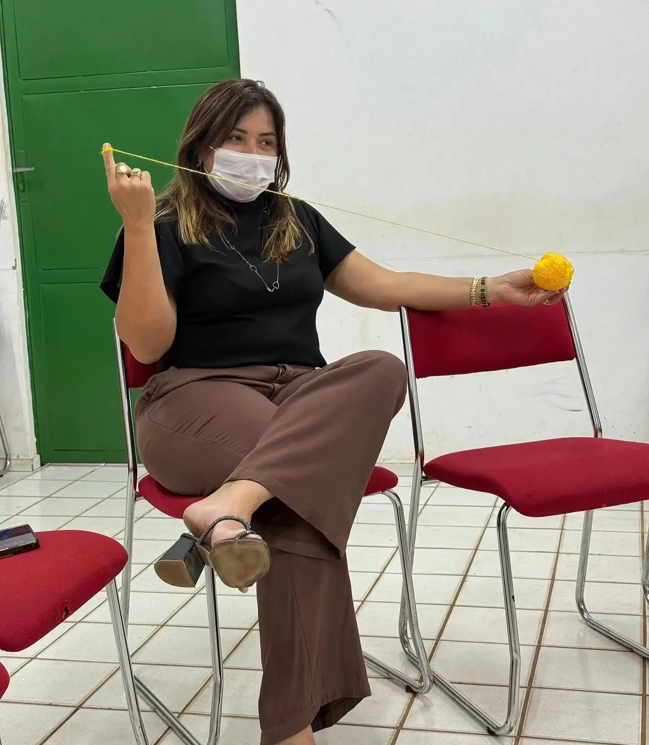 Foto 1 – Grupo terapêutico na CETI Dr. José de Ribamar