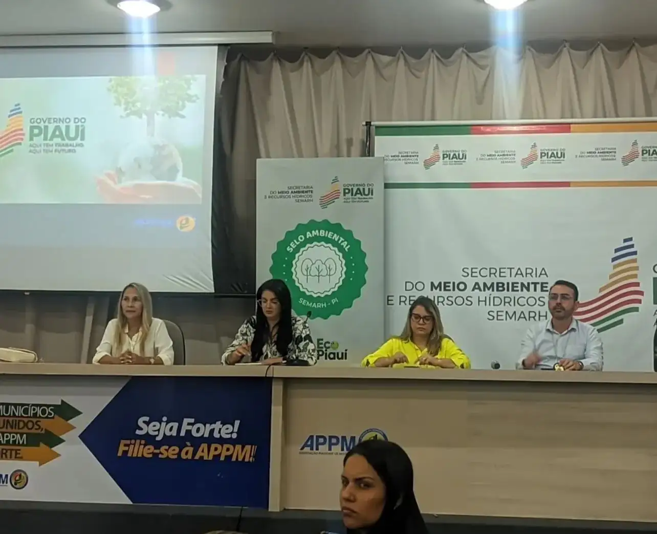 Foto 2 – Selo A no Workshop ICMS Ecológico 2025