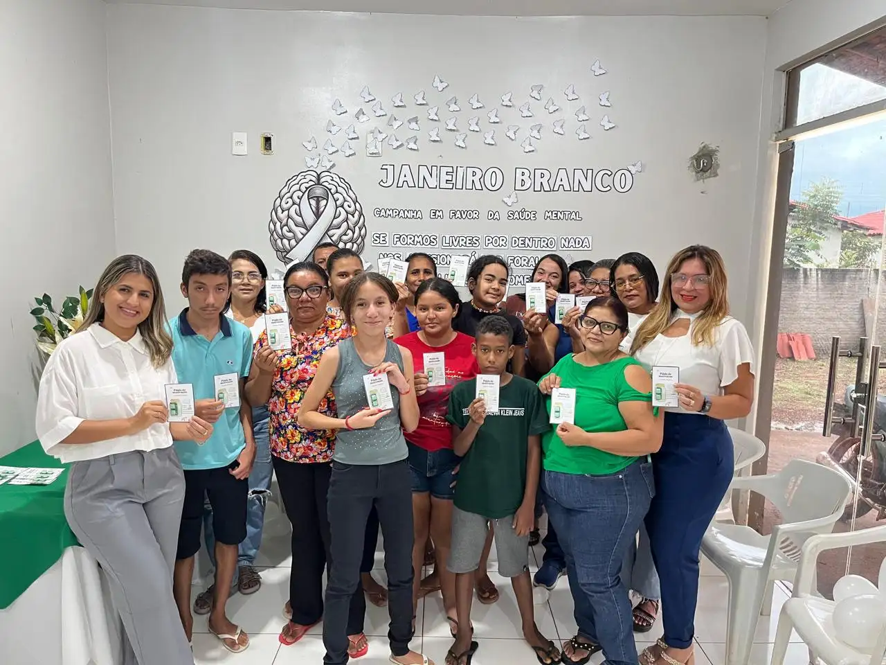🧠 Janeiro Branco - Saúde Mental em Foco! 🤍