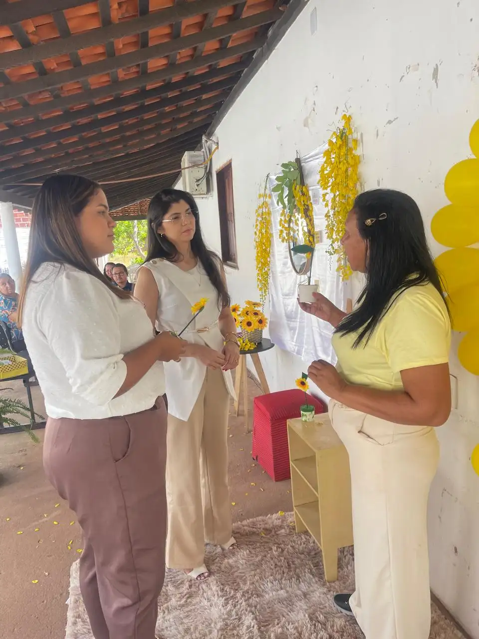 Foto 4 – Setembro Amarelo no CAPS Consorciado de Cocal de Telha, Nossa Senhora de Nazaré e Boa Hora