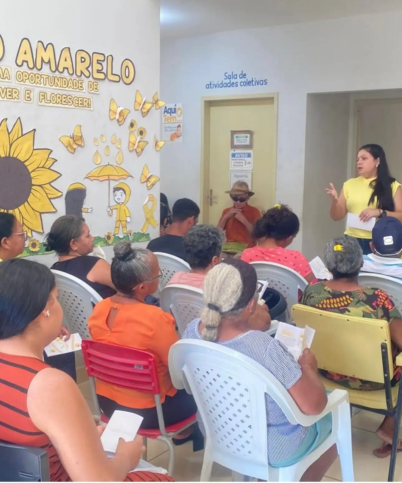 Foto 3 – Atividade de Educação em Saúde - Setembro Amarelo