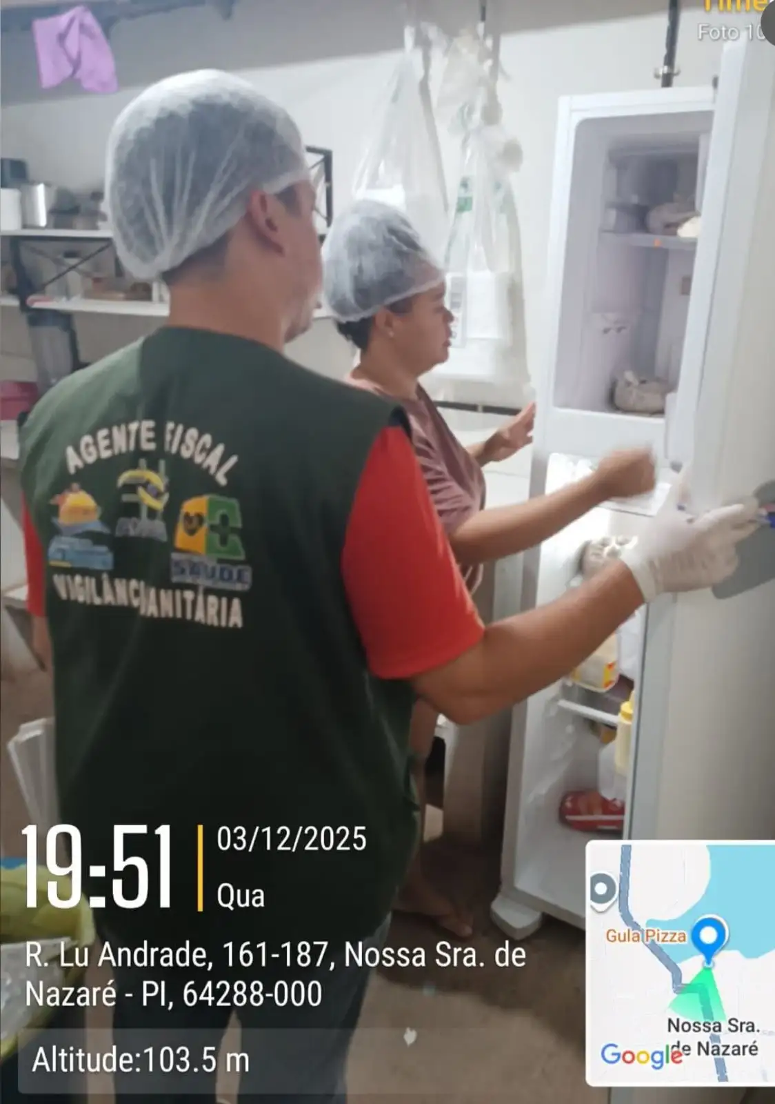Foto 2 – Vigilância Sanitária em ação na orla do Açude!