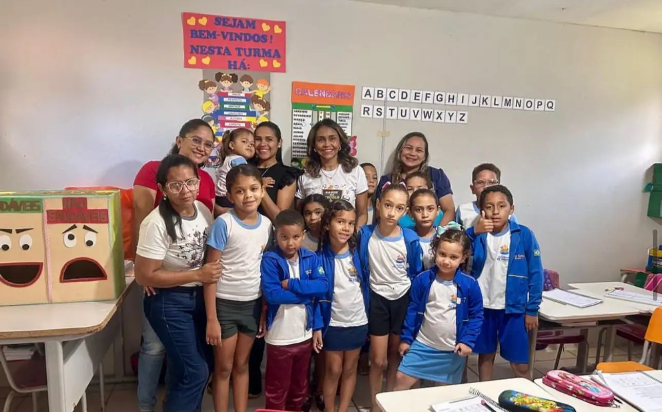 Foto 1 – Programa Saúde na Escola promove hábitos saudáveis na Escola José Soares de Sousa
