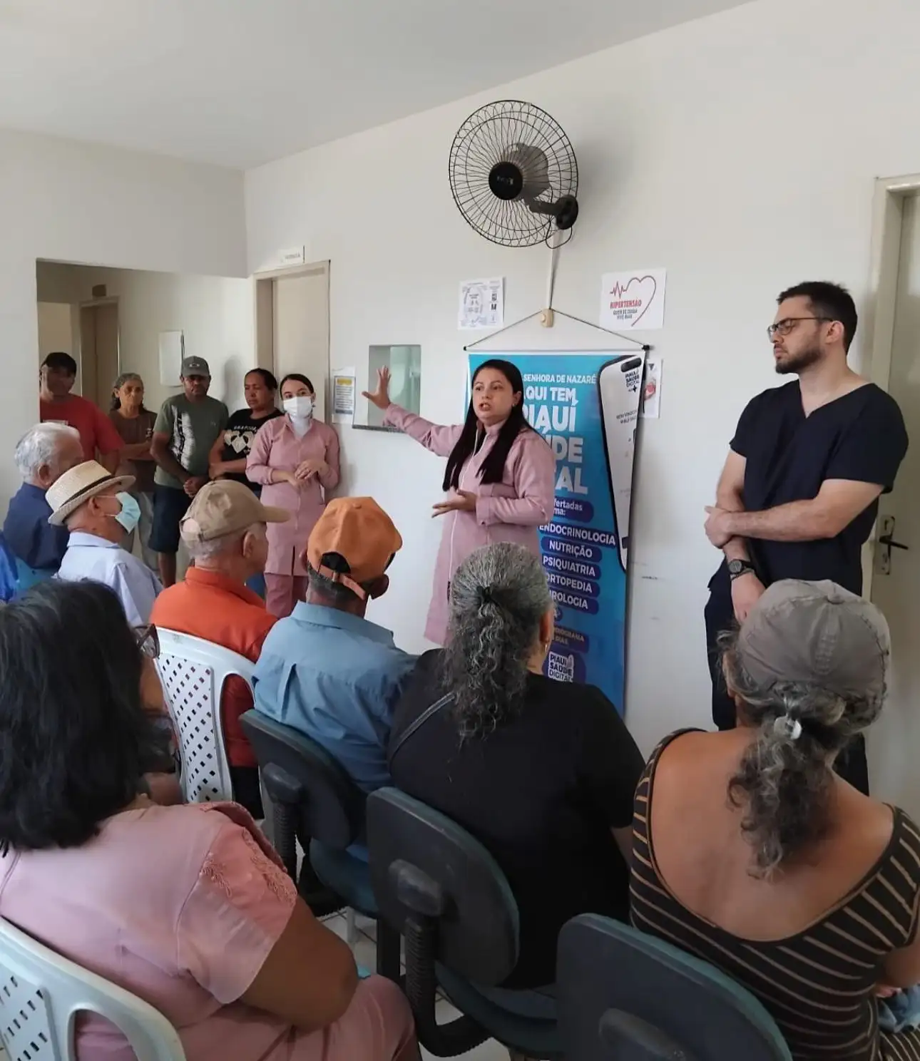 Foto 2 – Acompanhamento e Prevenção: Cuidando de Hipertensos e Diabéticos na UBS Miguel Saraiva