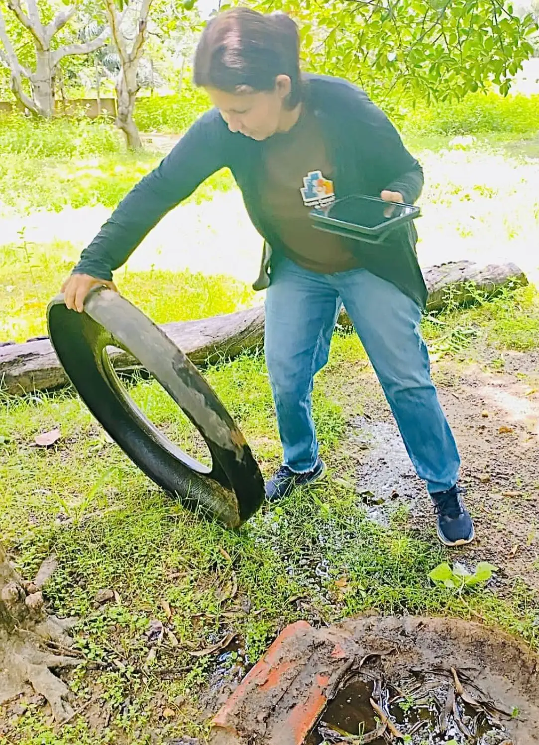 Foto 2 – visita domiciliar e ação educativa ✅